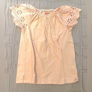 Cat and Jack ruffle sleeve shirt